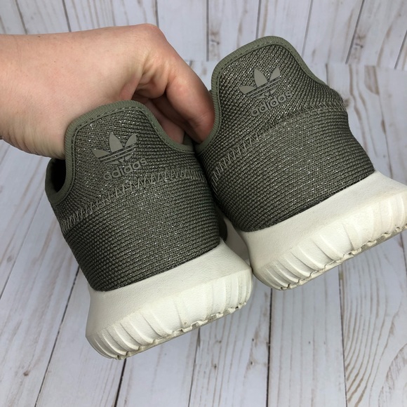 Adidas Tubular Green Metallic Sneakers - Picture 5 of 8